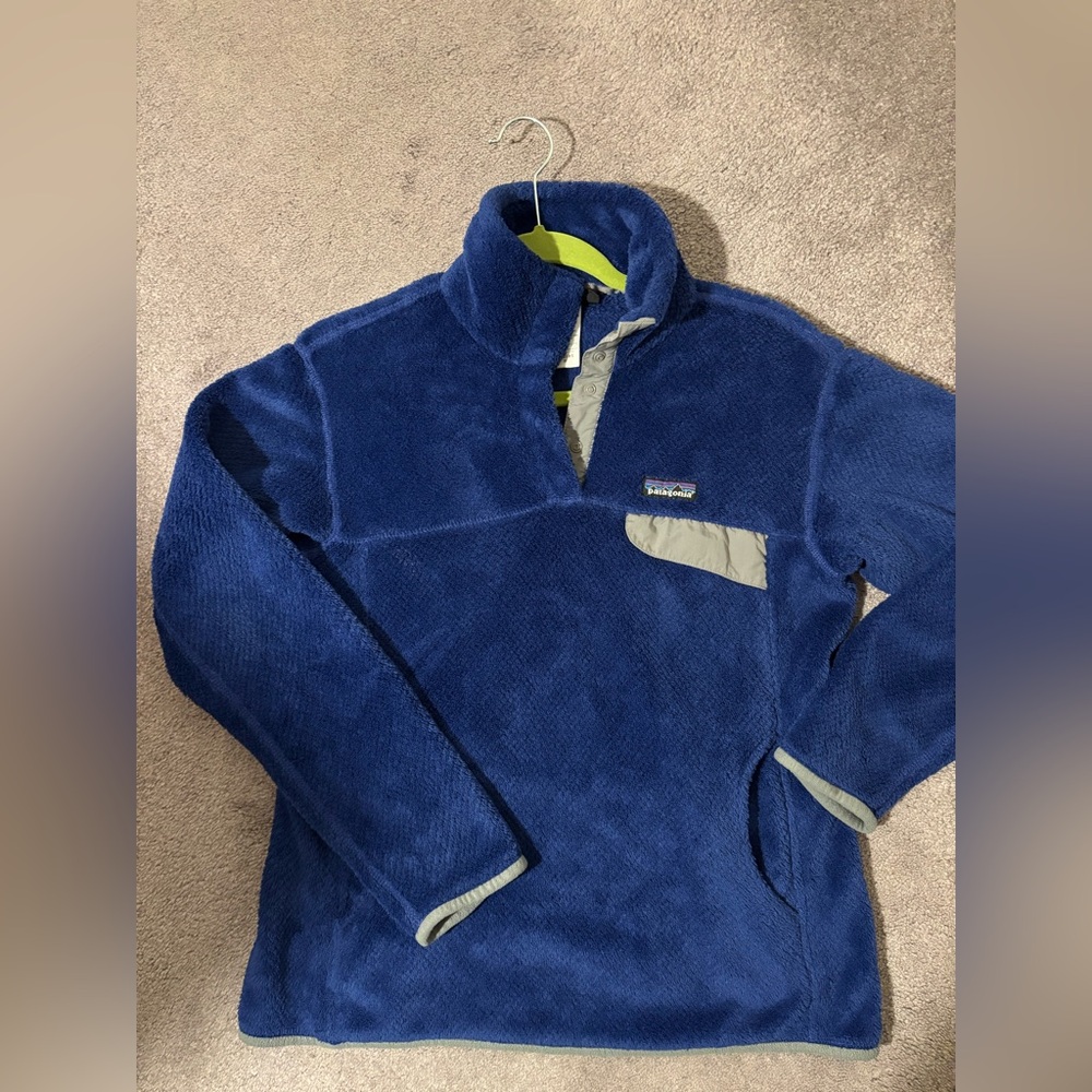 Patagonia Blue Re-Tool Fleece Pullover